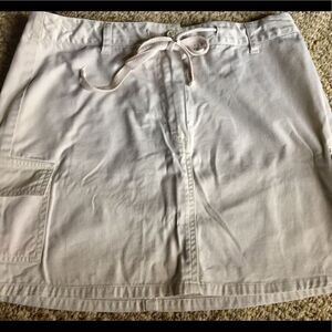 Cotton skirt in cream by Express size 9/10